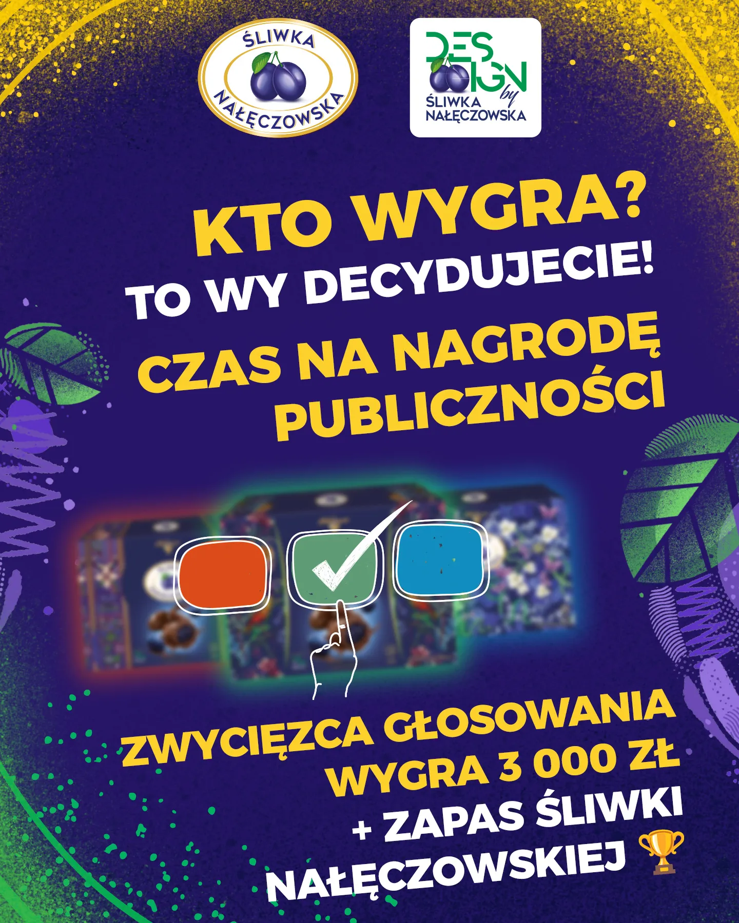 Wystartowało głosowanie publiczności w konkursie Design by Śliwka Nałęczowska 2026!