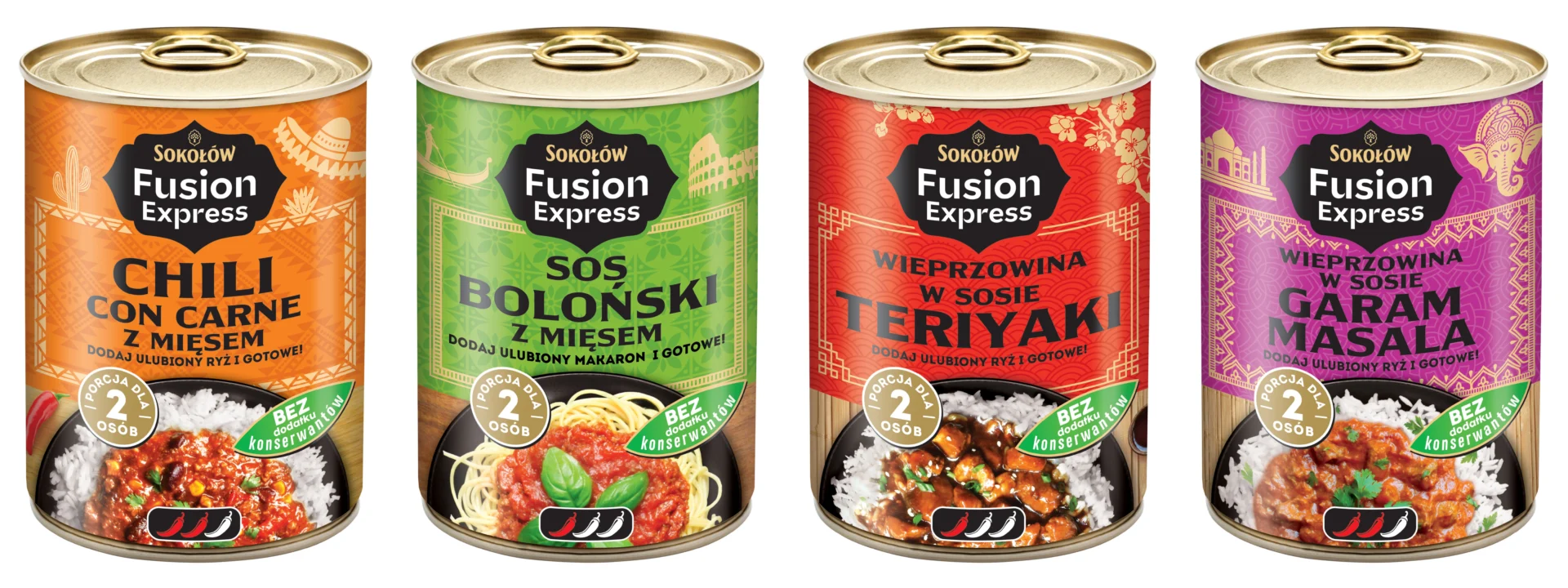 Smaki świata w kilka minut – Sokołów wprowadza linię sosów z mięsem Fusion Express